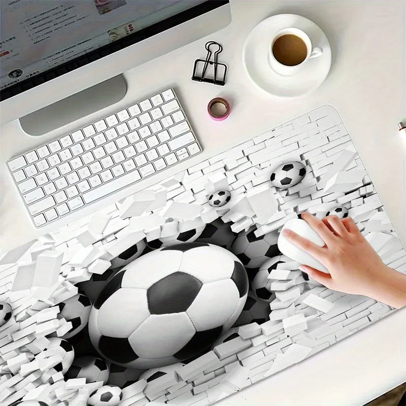 Tappetino per mouse da gioco di calcio di grandi dimensioni Tappetino da scrivania in gomma lavabile antiscivolo per studio e-sport Uso in ufficio Tappetino per mouse Tappetino per mouse Articoli più economici