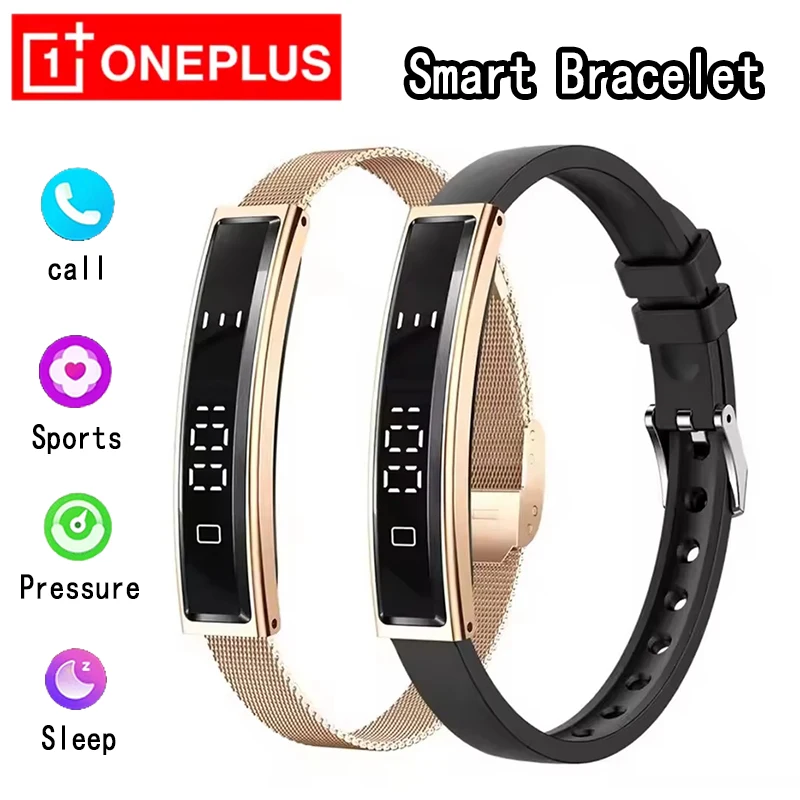 OnePlus B3 Multifunctional Smart Bracelet Health Sleep Pressure Monitoring Touch Fashionable Sports Fitness Tracker Wristwatch