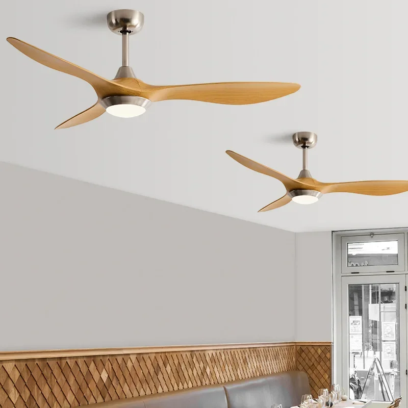 

52 Inch Modern Ceiling Fan Lights Simple Home Fan Lamp Remote Control Inverter Motor Bedroom Ventilator Living Room Retro Fan