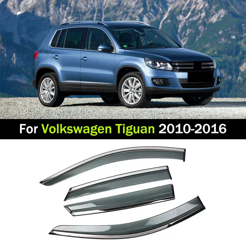 

Car Window Visor For Volkswagen VW Tiguan 2010 2011 2012 2013 2014-2016 Deflector Window Rain Guard Weathershield Sun Rain Guard