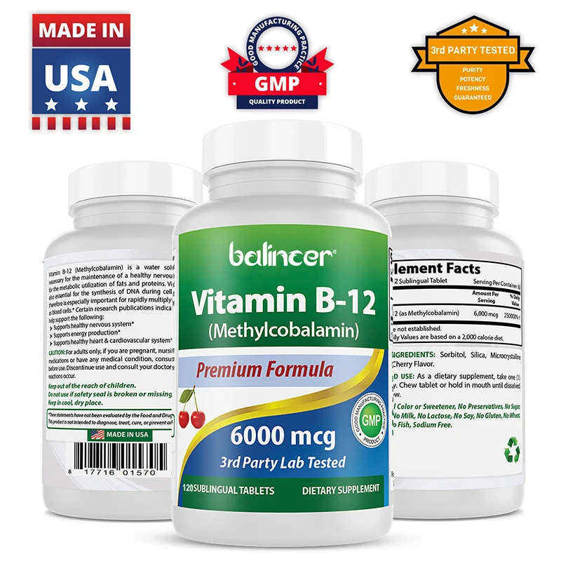 

Balincer Vitamin B12, A Vitamin Supplement That Supports Energy Metabolism and Nervous System Health