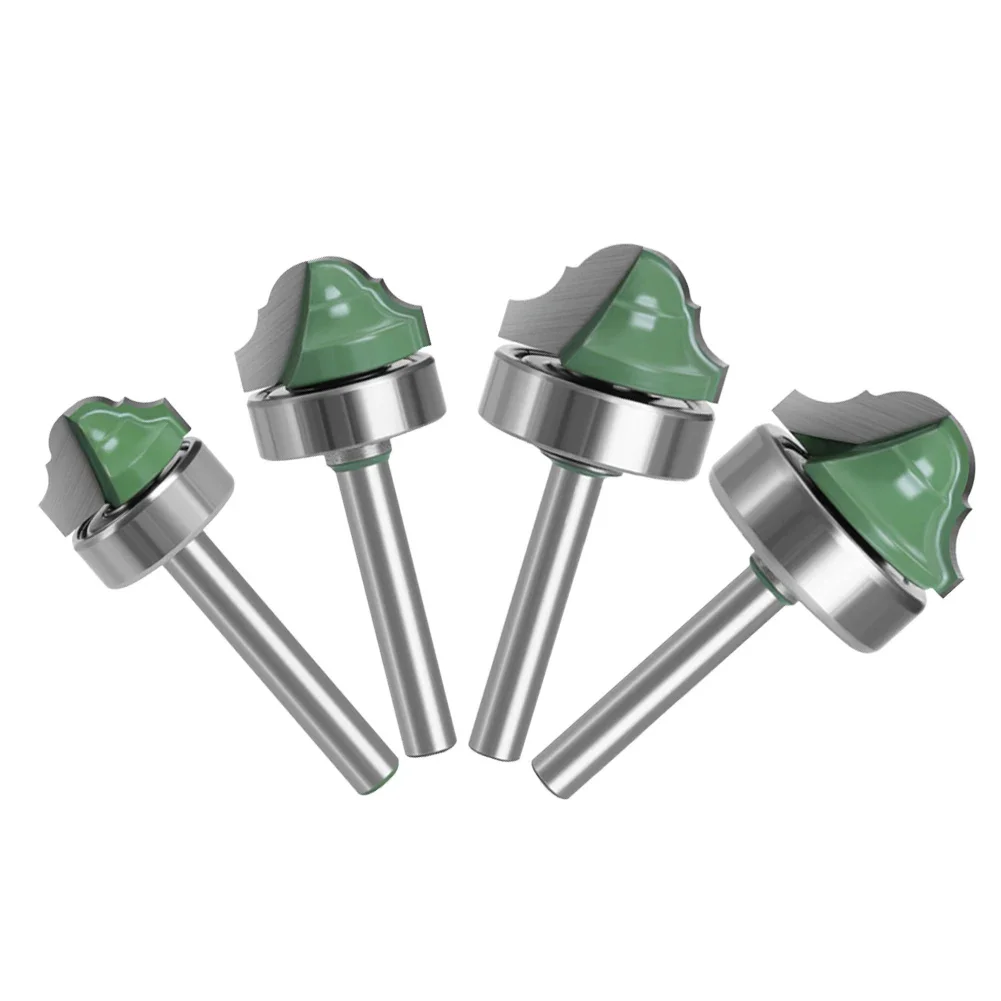 4PCS 1/4 Inch Shank Bilateral Frame Line Router Bit Double Roman Ogee Edging High-Selling Tool Accessories Parts