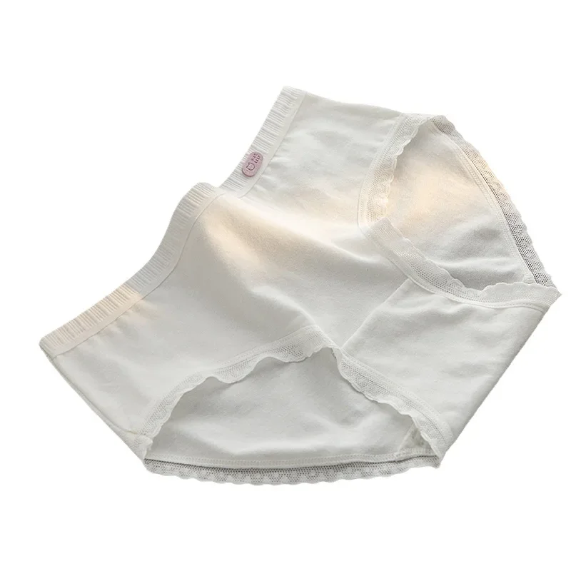 Cotton White Cotton Underwear Female Cute Girl Birthday Series 5A Antibacterial Cotton Mid-rise Pure Desire Summer