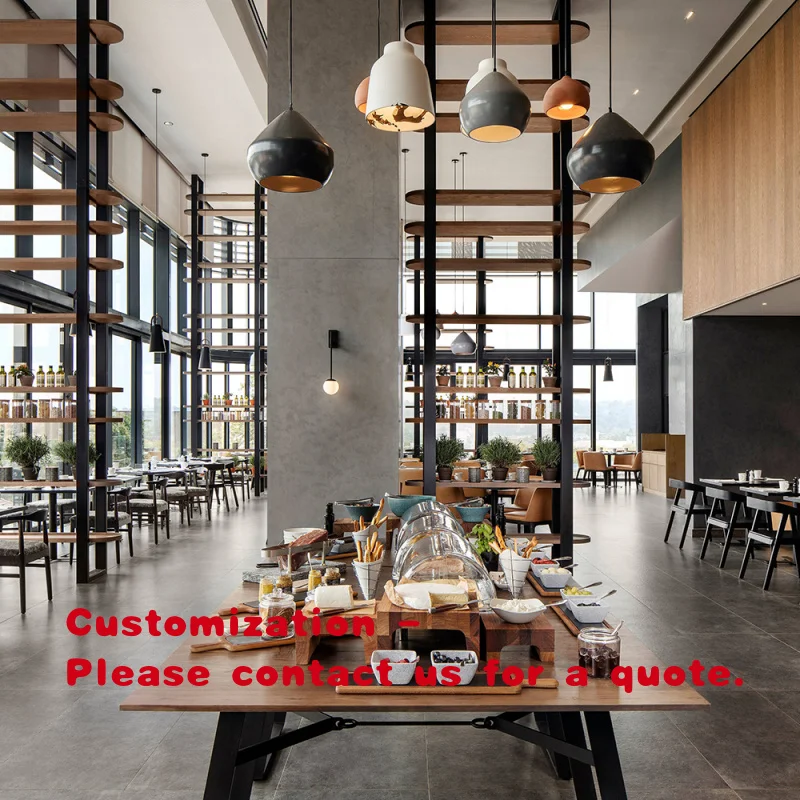 custom.Restaurant Chairs and Modern Dining Table Set Comedores Hotel Supplies or Living Room Furniture