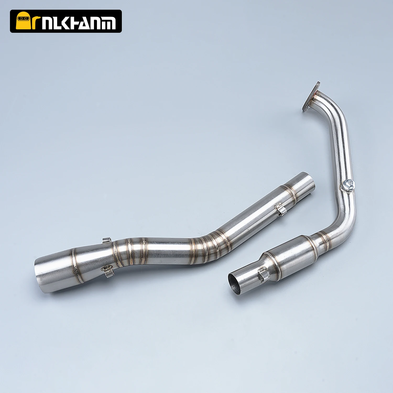 Slip-On For YZF-R125 YZF R15 V3 R125 2018 - 2023 Motorcycle Exhaust Escape Moto Muffler Front Middle Link Pipe
