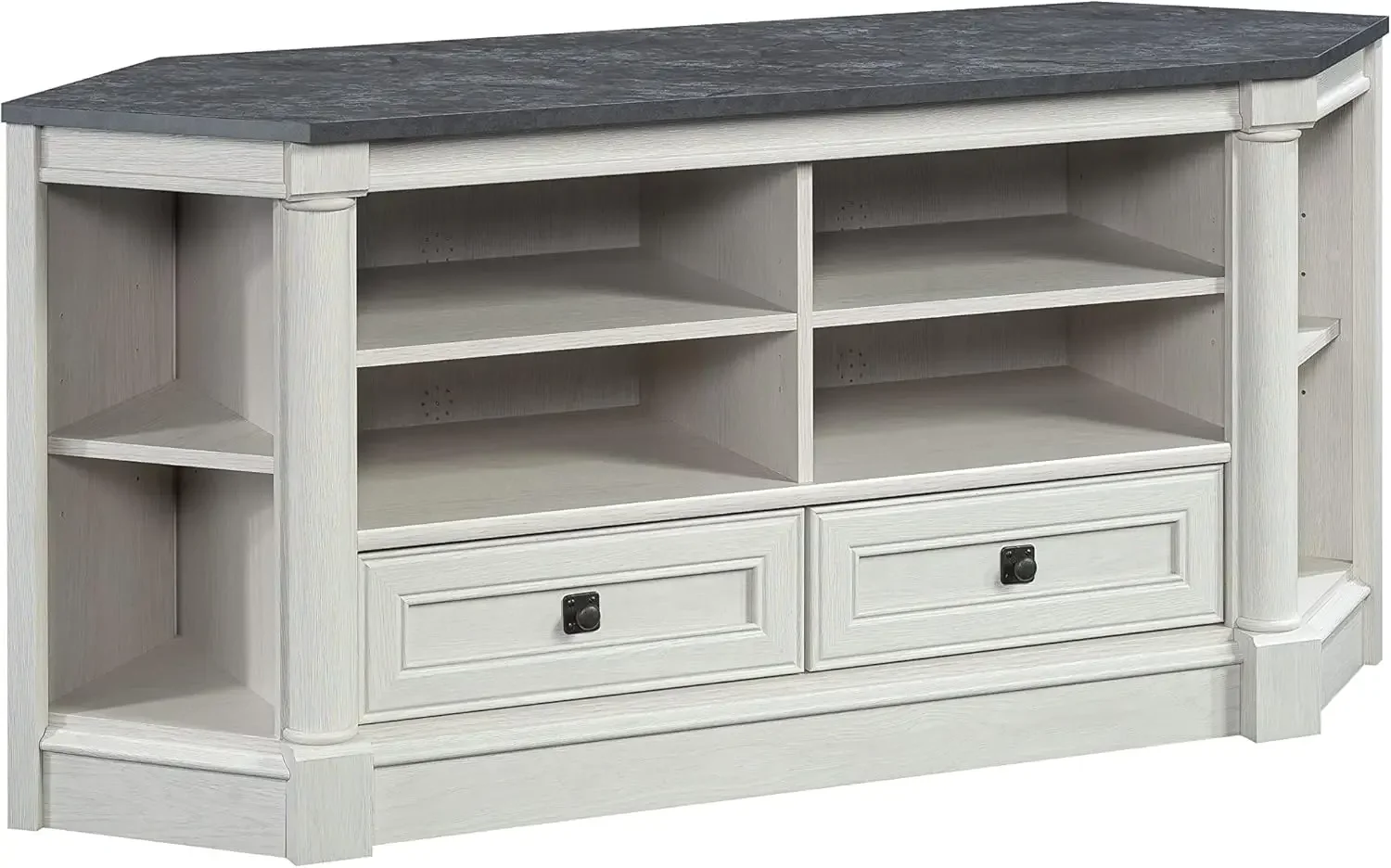 Palladia Corner TV Stand Console Entertainment Credenza