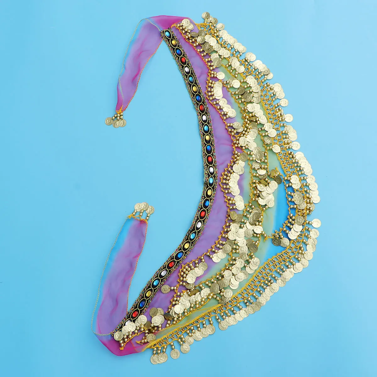 Ceinture de danse du ventre, écharpe de hanche, perles à paillettes, taille libre, vêtements de Performance élégants, jupe, écharpe de hanche, ceinture de danse du ventre
