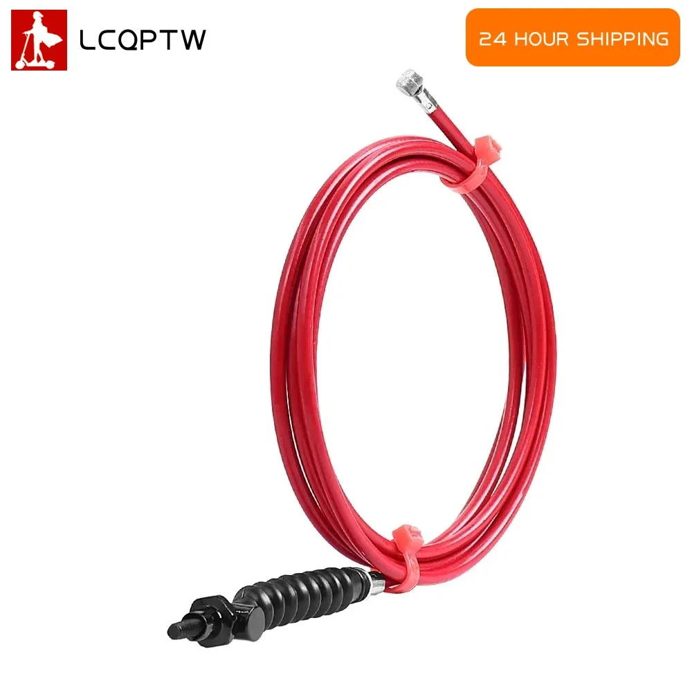 

Red Drum Brake Cable Rustproof Dustproof for Xiaomi Mi3 Lite Electric Scooter Brake Line Replacement Accessories