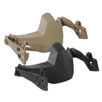 BOOIU Folding Tactical Face Mask Windproof Dustproof for Outdoor Training Realistic CS Airsoft Paintball Games