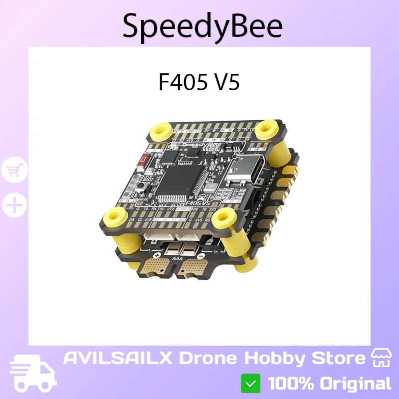 SpeedyBee F405 V5 OX32 Flight Stack 55A 4-in-1 ESC 30.5×30.5mm 3-6S FPV Racing Drone FC Flight Tower DIY Parts