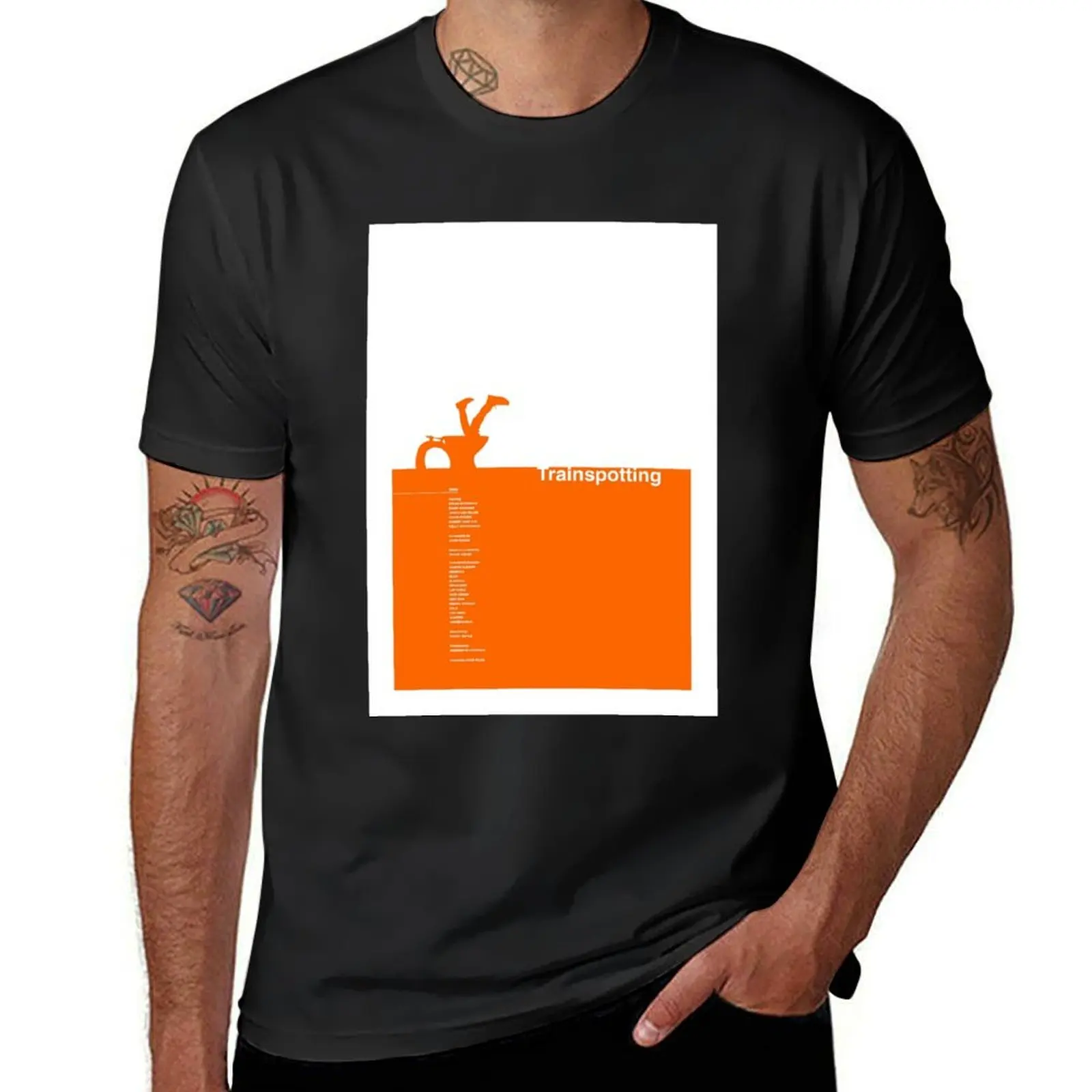 Trainspotting 1996 Poster T-Shirt quick drying anime clothes summer tops mens graphic t-shirts