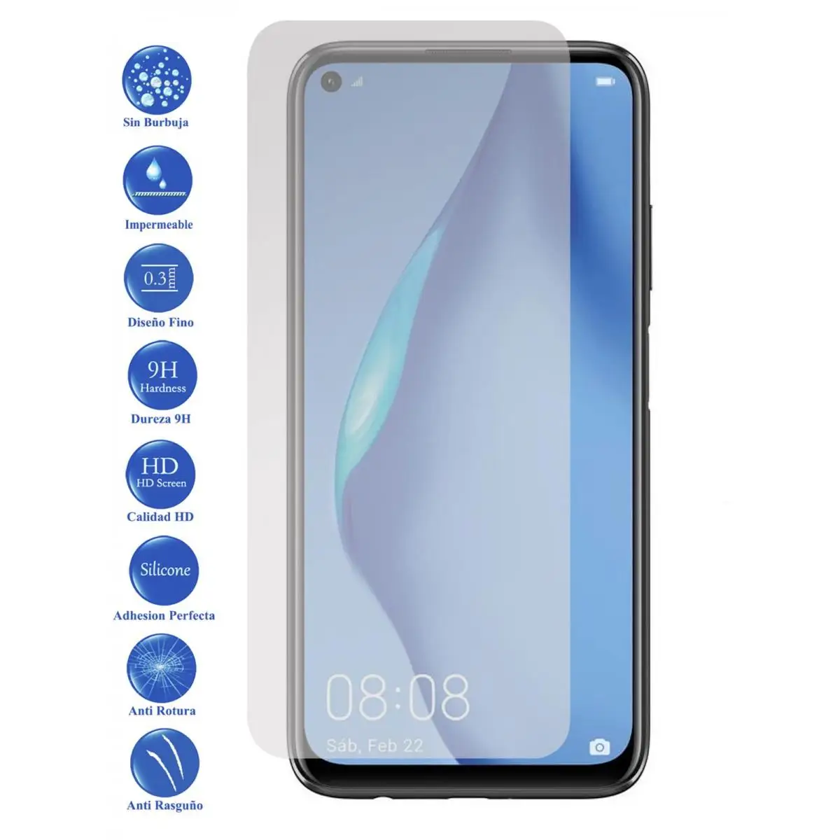 Huawei P40 Pro clear glass tempered glass 9H screen Protector for mobile phone-Todotumovil