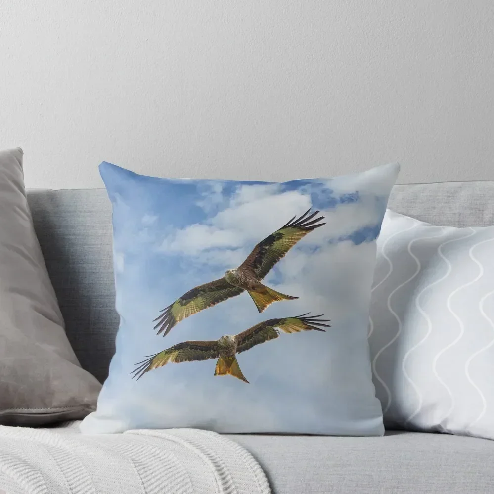 

Pair of red kites Throw Pillow Bed pillowcases pillowcases for sofa cushions Pillowcase Cushion pillow