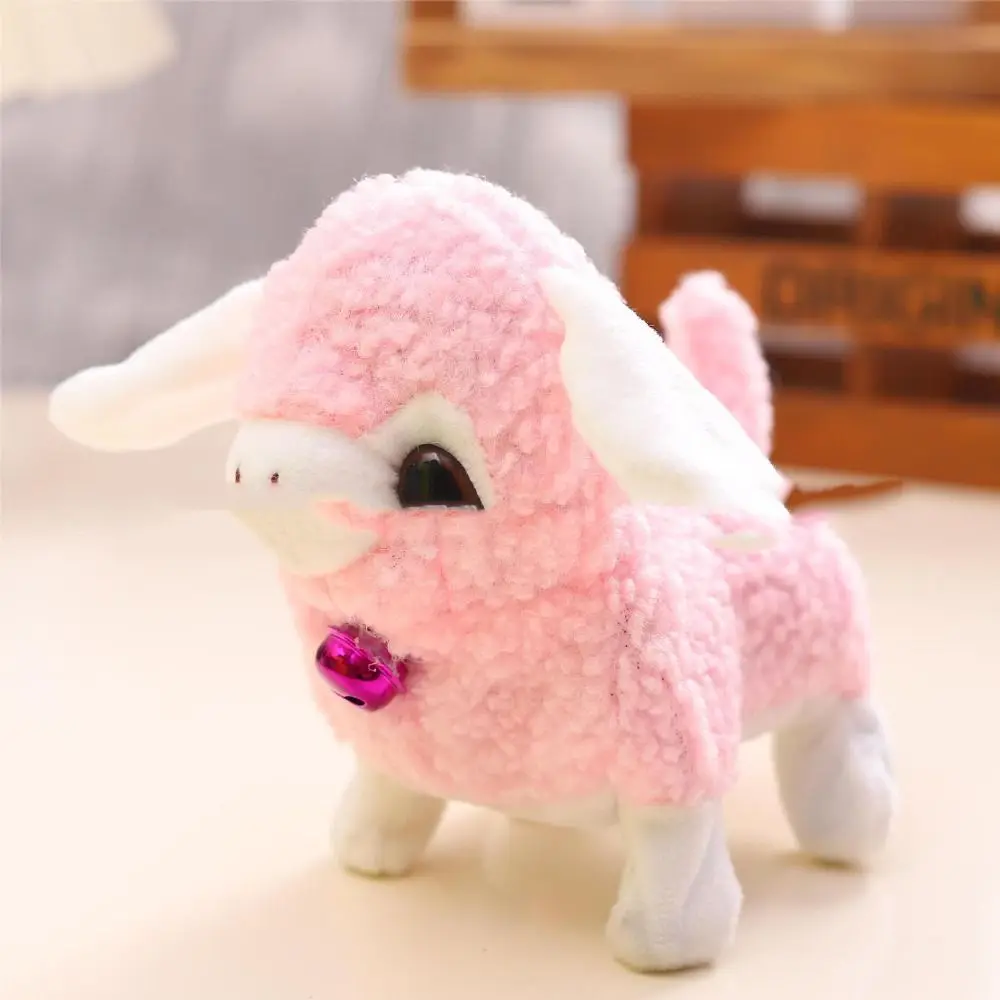 Simulation Electric Alpaca Toy Sound Toys Movements Running Singing Lamb Cartoon Kawaii Walking Interactive Alpaca Kids Toy