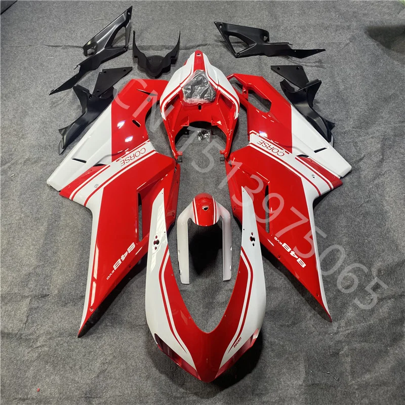 

Injection motorcycle Fairings Fit for Ducati 848 1098 1198 Evo 2007 - 2012 Ducati 848 2007 - 2012 red white black Fairing