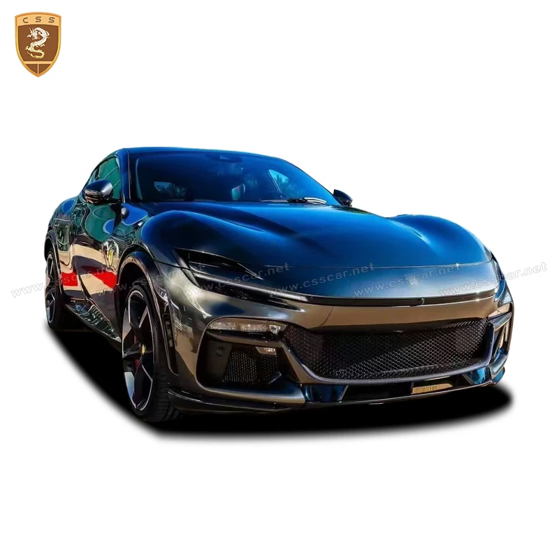 

Для Ferrari Purosangue FUV OEM стиль автомобильный передний бампер губная защита обертывание угол колесной арки крыло струя сухая боковая юбка из углеродного волокна