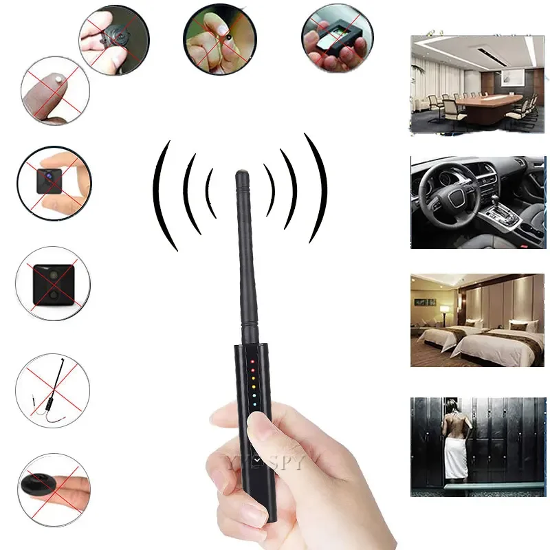 Anti Spy Camera Hidden Camara Detector Security Protection RF Signal Bug Dedektör Invisible Espion Cam Spying Gadgets Finder