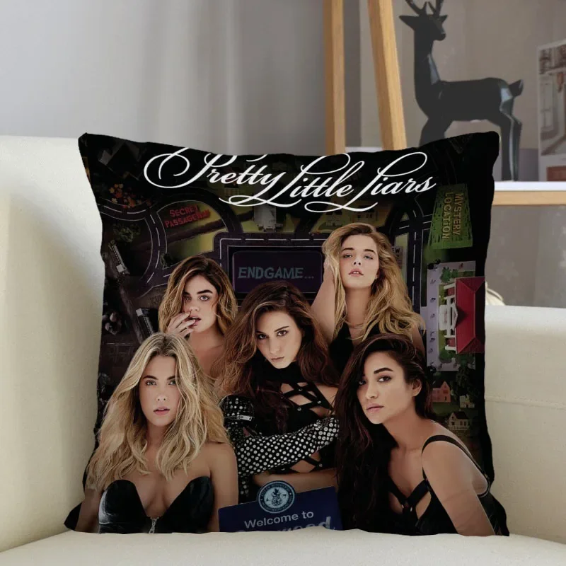 Musife Pretty Little Liars federa decorazione della casa 45x45cm cerniera quadrata federa copricuscino Drop Shipping 04.24