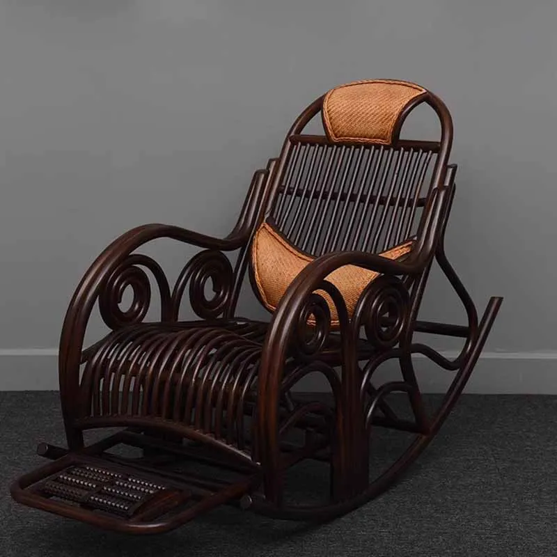 *v for Nordic Living Room Chairs Armrest Wood Mobile Floor Rocking Chairs Recliner Lazy Comfy Sedie DaFurniture* s