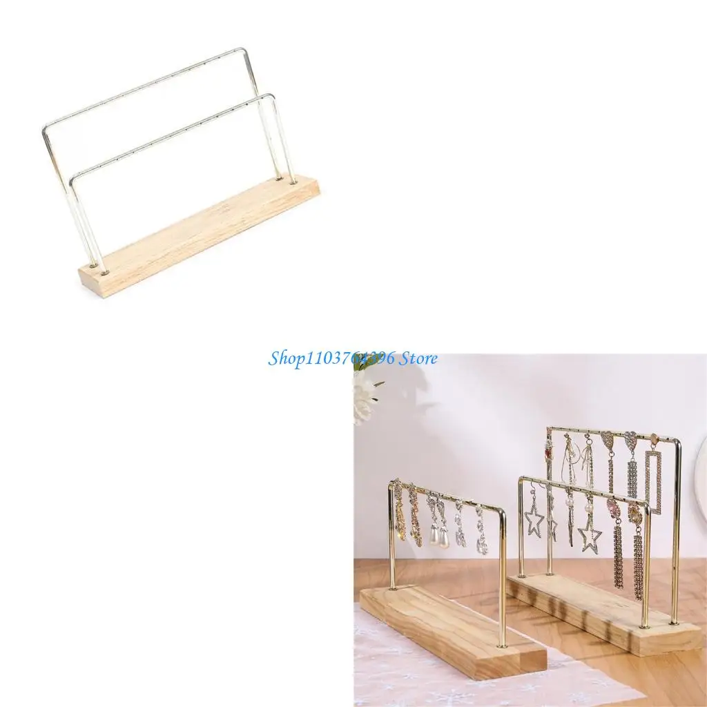 

Элегантный металлический органайзер для ювелирных изделий, подставка, ожерелье, серьги, браслет, вешалка для дисплея, держатель