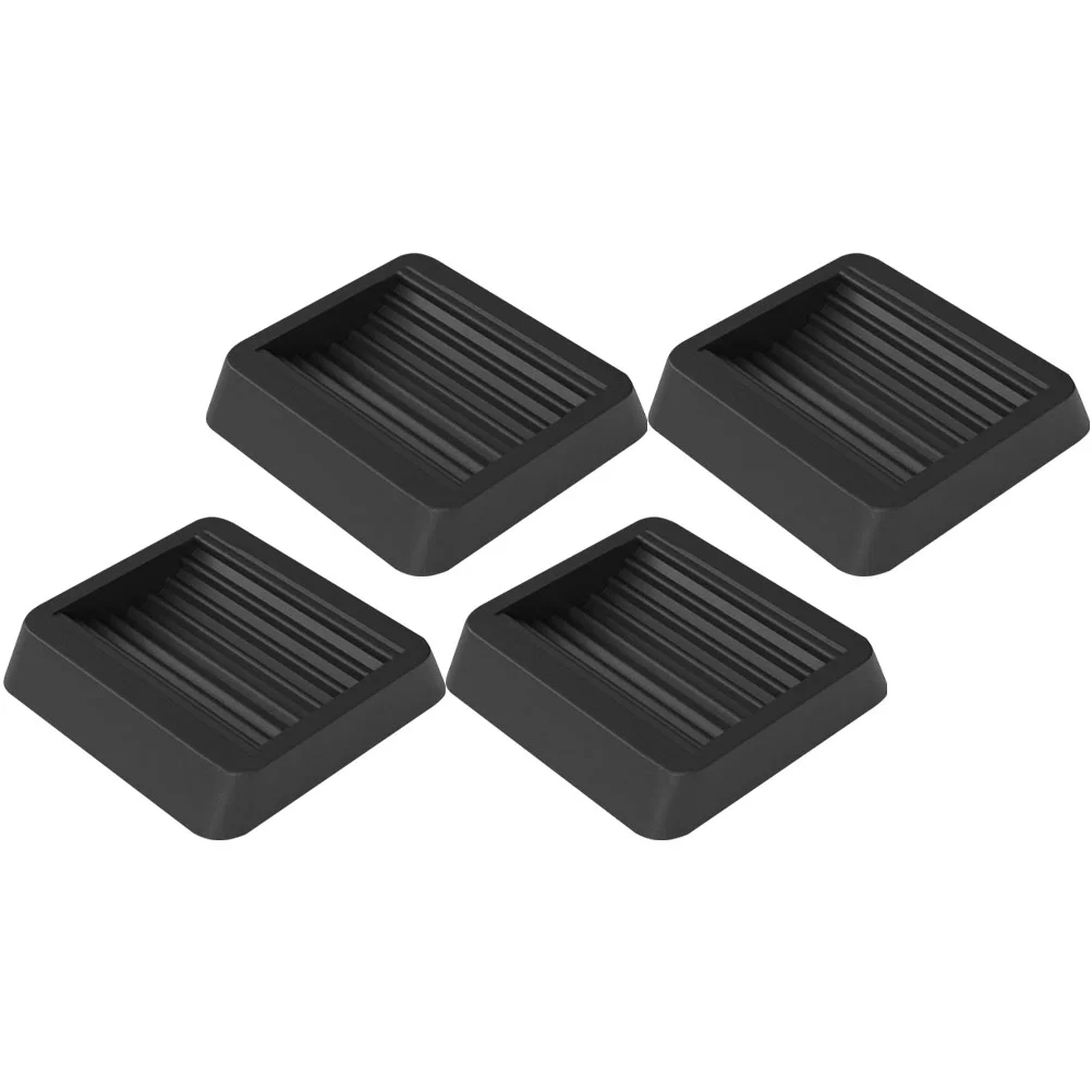 4 Pcs Caster Brake Cups Wheel Stopper Furniture Pads Non-slip Area Rugs Rubber Coaster Coasters Carpet Chair