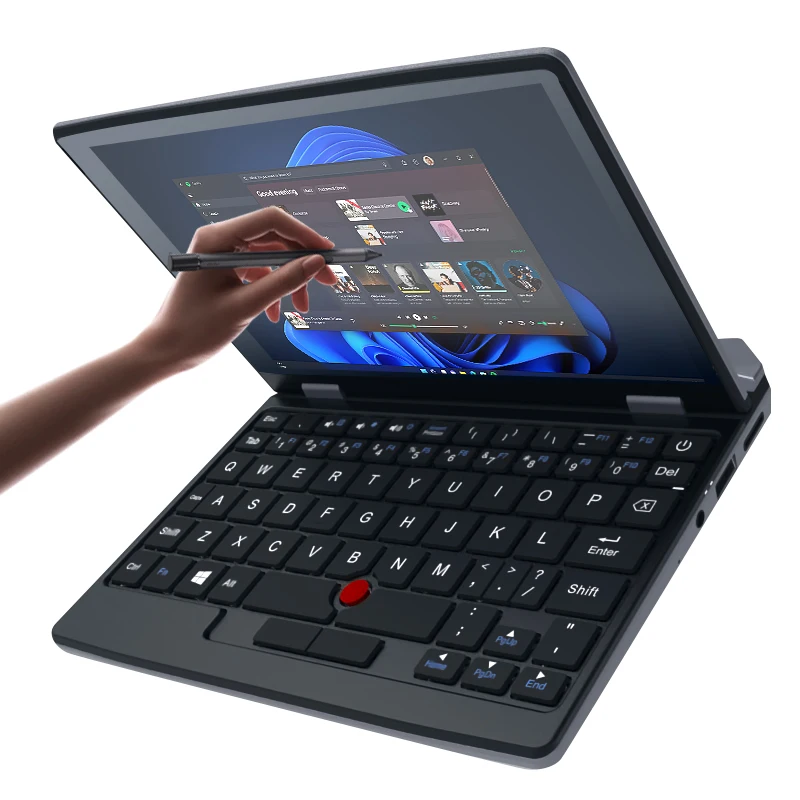 Windows 7 IntelノートPC本体 7インチタッチスクリーンミニウルトラブックノートパソコンIntel N195