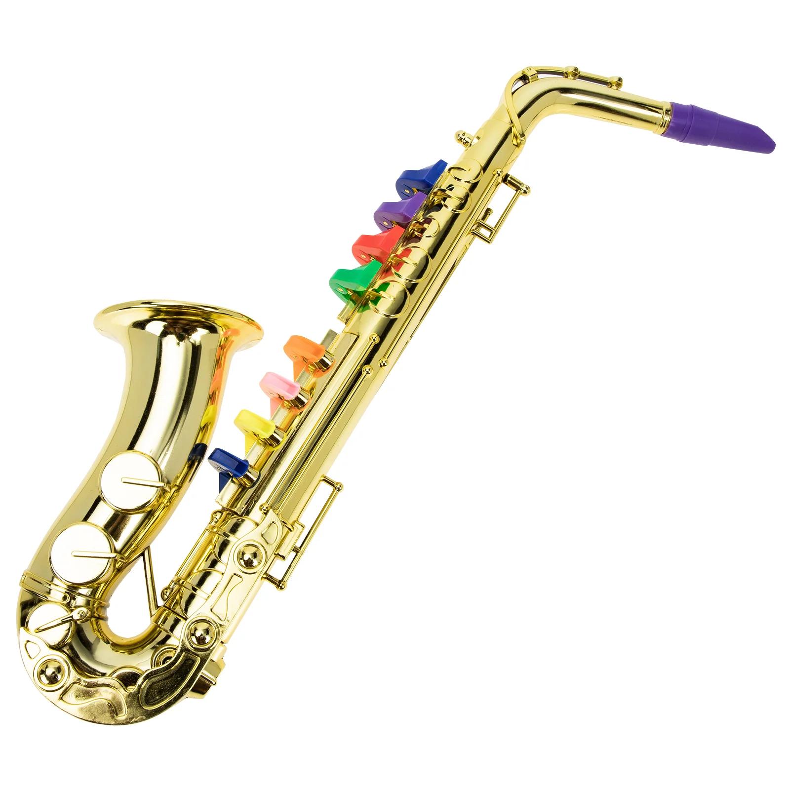 Sax Spielzeug Kreatives Instrument Kinder Musical Metallspielzeug Kunststoff Saxophon Anfänger Kinder