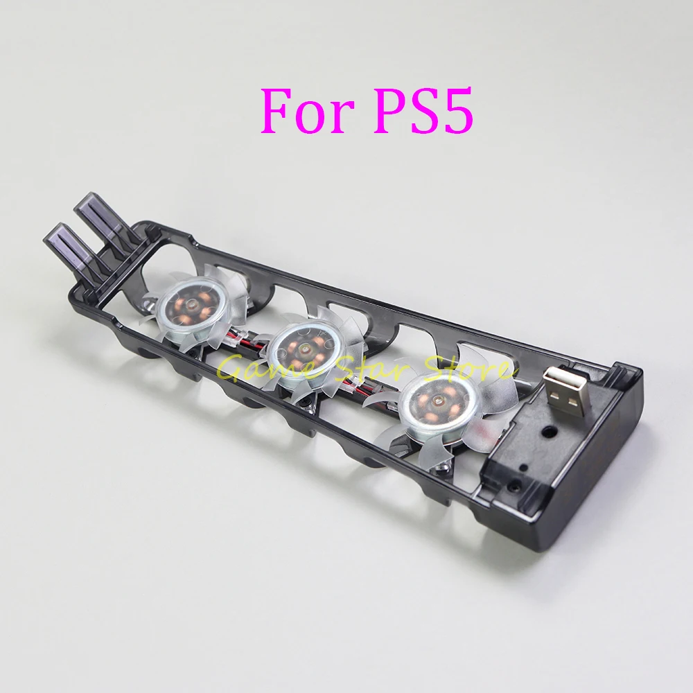 مروحة تبريد PS5 لوحدة التحكم PS5 ، مبرد ، تحكم ذكي في درجة الحرارة ، محطة نظام 3 مراوح ، بلاي ستيشن 5 ، ملحقات اللعبة ، 1 ks