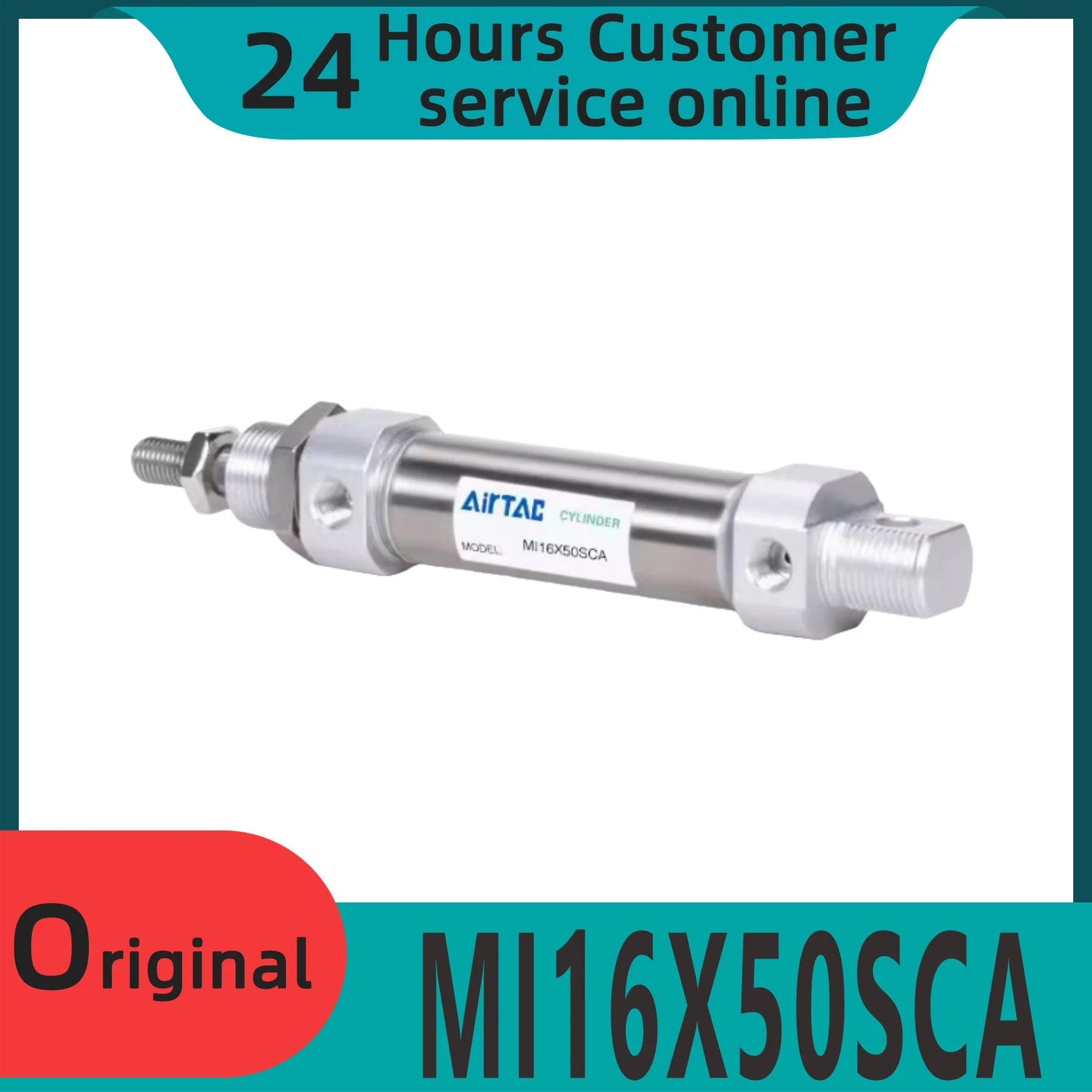 

Brand new originalMI16X50SCA MI16X60SCA MI16X40SCA MI16X30SCA pneumatic small stainless steel mini cylinder