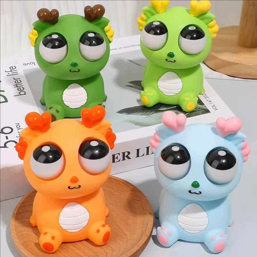 Jouet sensoriel Pop-Up créatif, œil explosif, Dragon dinosaure, décompression, joie à presser, jouet amusant