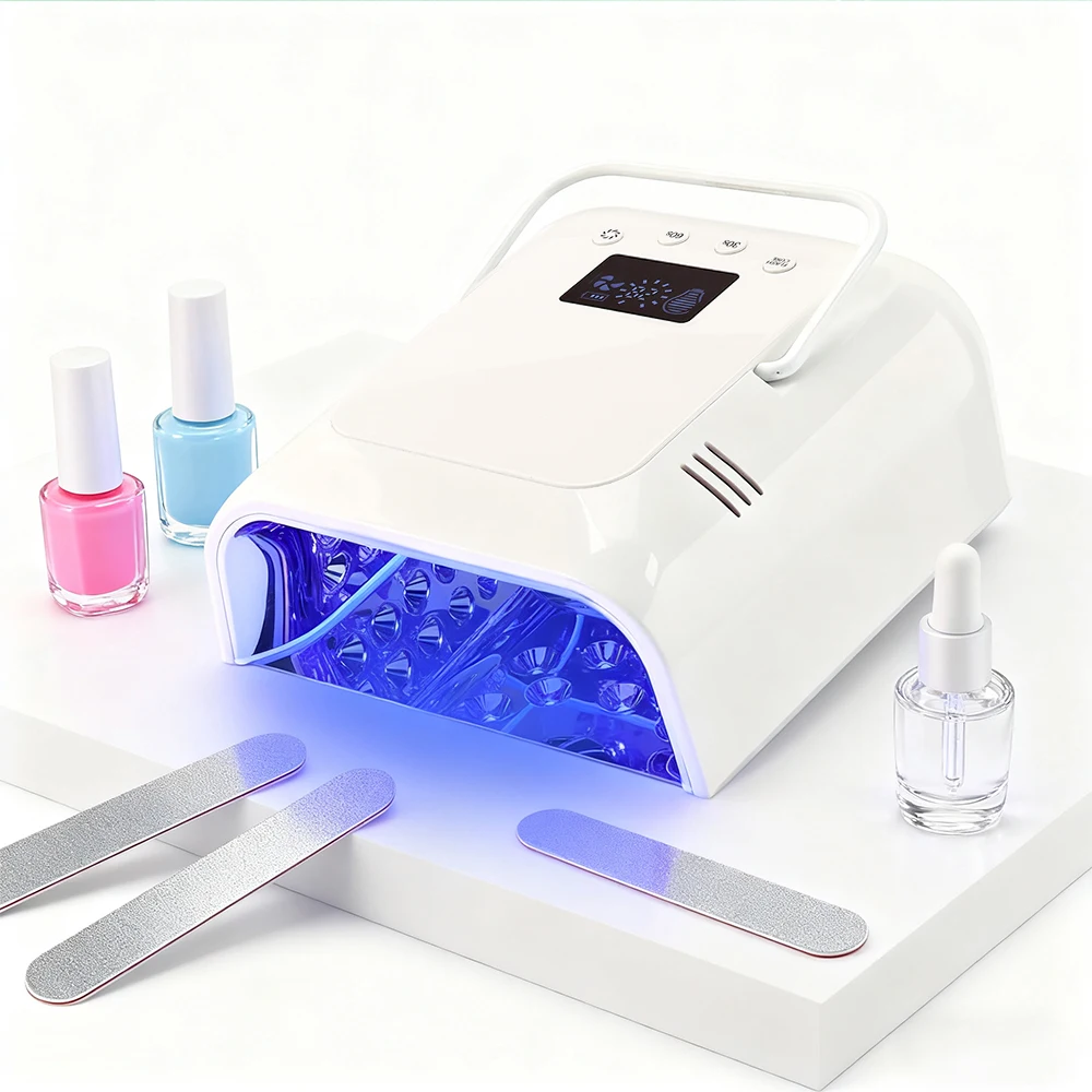 

Zz Hot Selling New Arrival 108W Professional Cordless Gel Polish Uv Led Pro Nail Dryer Lamp Flash Cure for Gel Nails