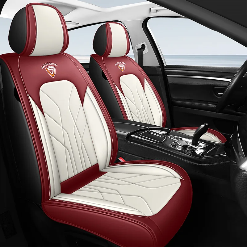 PU Leather Car Seat Cover For Dodge Grand Durango Nitro RAM1500 Stealth Magnum Avenger Challenger Auto Accessories