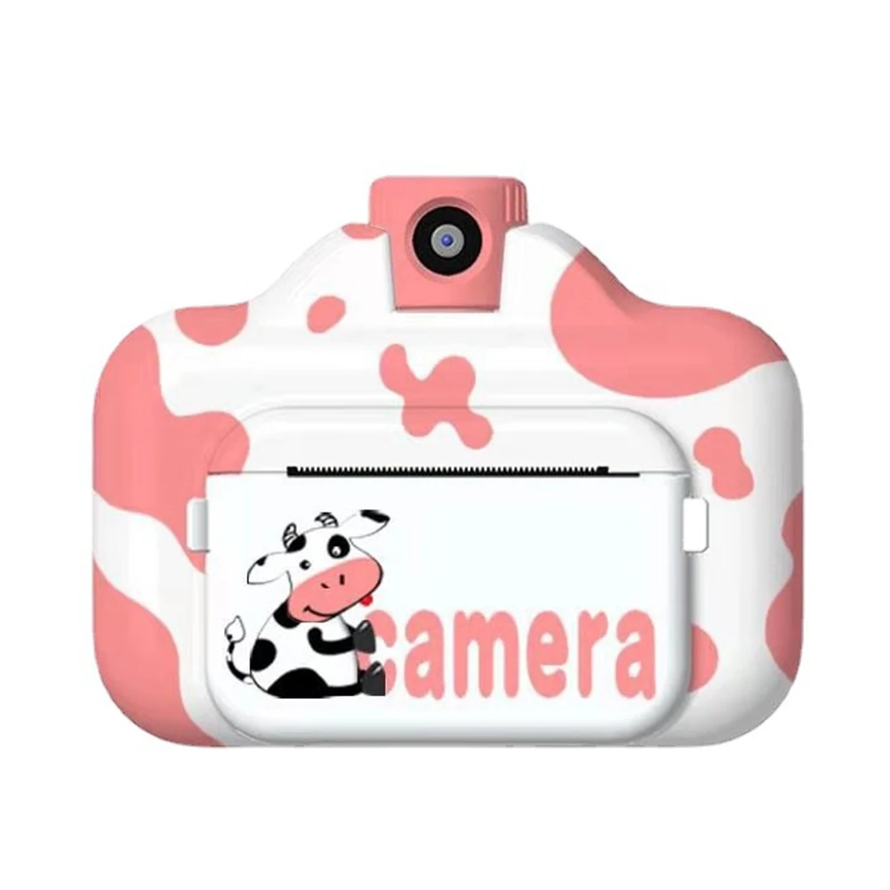 

Instant Print Camera for Kids, Digital WIFI Video Camera with 3 Rolls Print Paper , Toys Gifts for Girls and Boys(Pink)