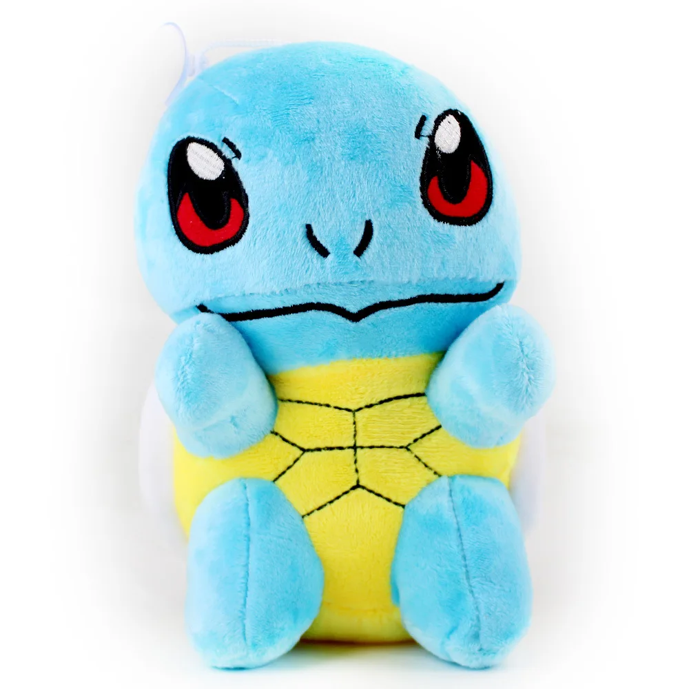 5-delige Pokemon pluche sleutelhangerset - Pikachu Bulbasaur Squirtle Charmander hangende pop, knuffelcadeaus voor kinderen