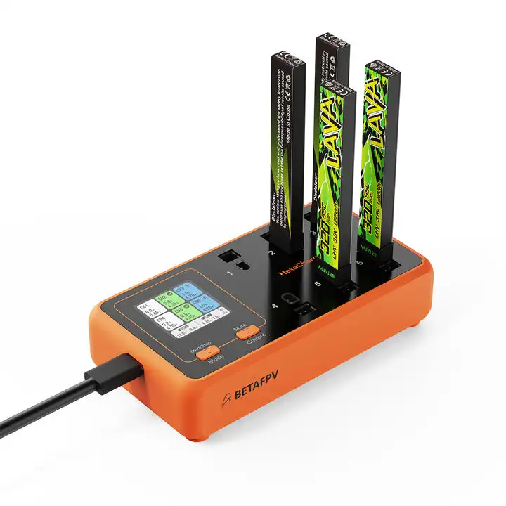 BETAFPV 6 Port 1S Battery Charger V2 1A Discharger Function for FPV Tiny Whoop Drone RC LiPo Battery Charging Board view 4