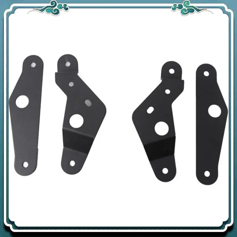 

A54K-LED Square Light Mount Brackets For Ford Bronco 2021 2022 2023 A-Pillar Hood Hinges Support Upper Hood