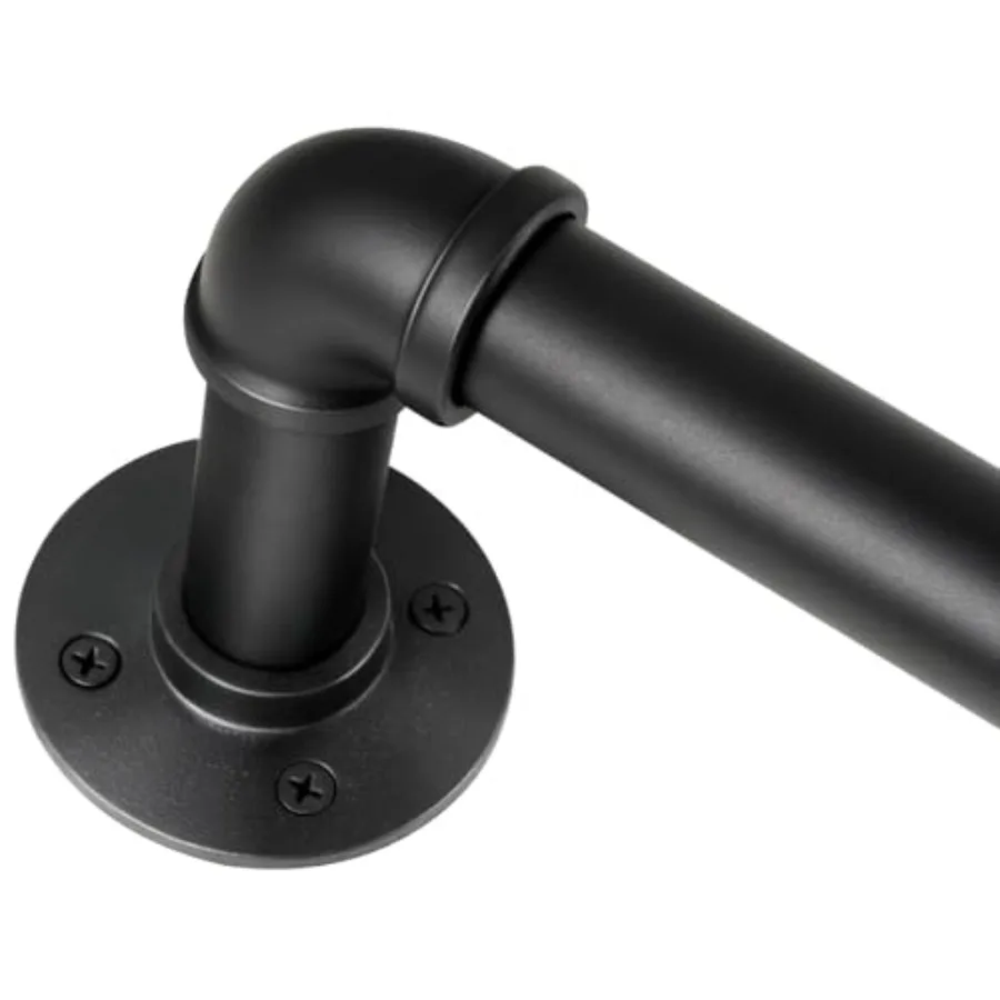 

h Curin Rods for ows 20 to 240 Outdoor Indtrial Adable Blkout Curin Rod Indoor Heavy Du Wr And y e Blk 20-240"