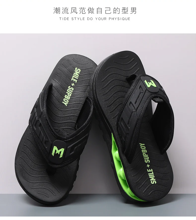 Beliebte Sommer-Mode Bequeme Flip-Flops mit Einzigartigen Sohlen, Stylische Indoor- und Outdoor-Trendige Herren-Flip-Flops – Detail 11