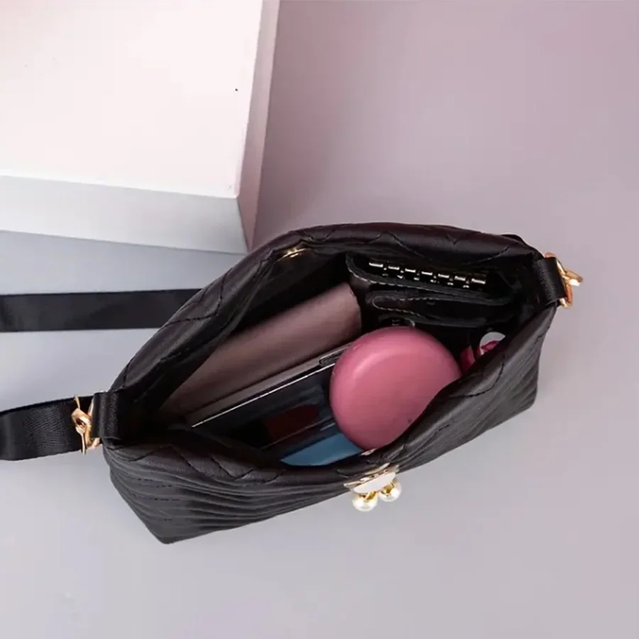 Liontin Mutiara Kucing Dompet Bahu