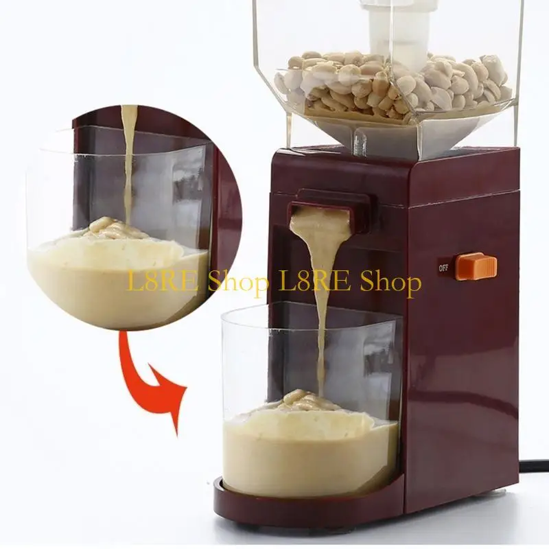 L8RE Home Peanut Butters Machine Make Small Cooking Large Volumes Grains Grinder Peanut Cashews Almonds Hazelnuts Cereal Mill