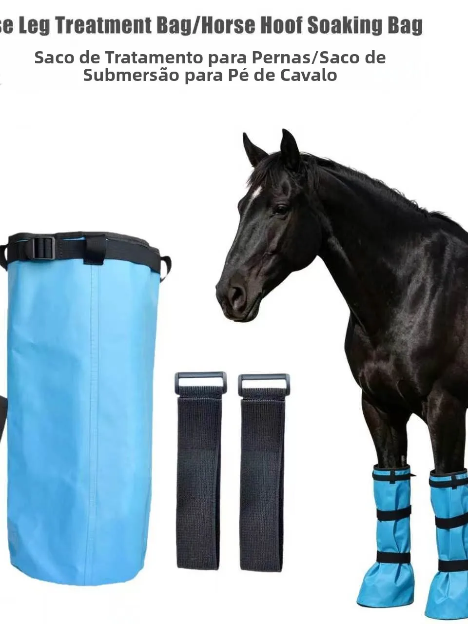 hoof-care-bucket-leg-special-treatment-soaking-bag-hoof-immersion-boot-care-barrel-equestrian-supplies