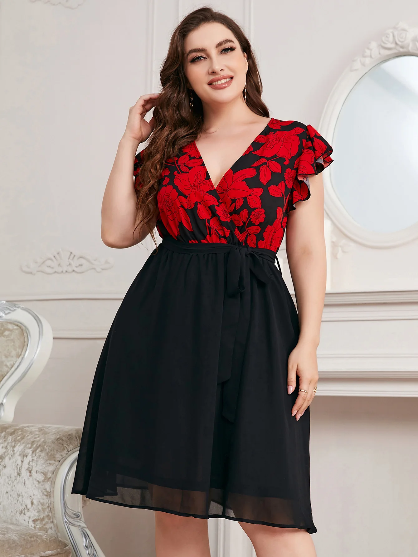 Elegante en casual jurk voor vrouwen Plus size avond feestjurken lange losse temperament jurken goedkope en gratis verzending zomer