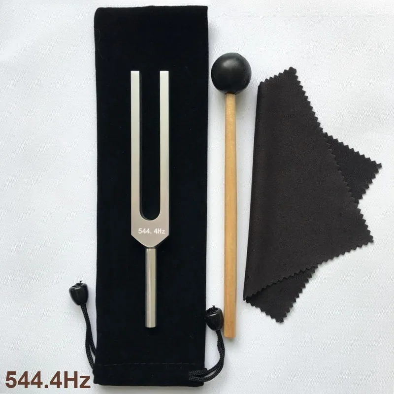 Diapason de thérapie sonore 544,4 Hz, diapasons de méditation, yoga, relaxation, diapasons anges, instrument de percussion médical en alliage d'aluminium