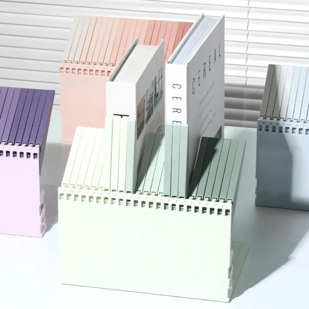 High Quality Piano Key Shaped Book Stand Thickened PP Bookend Partitioned Storage Shelf Student Gift