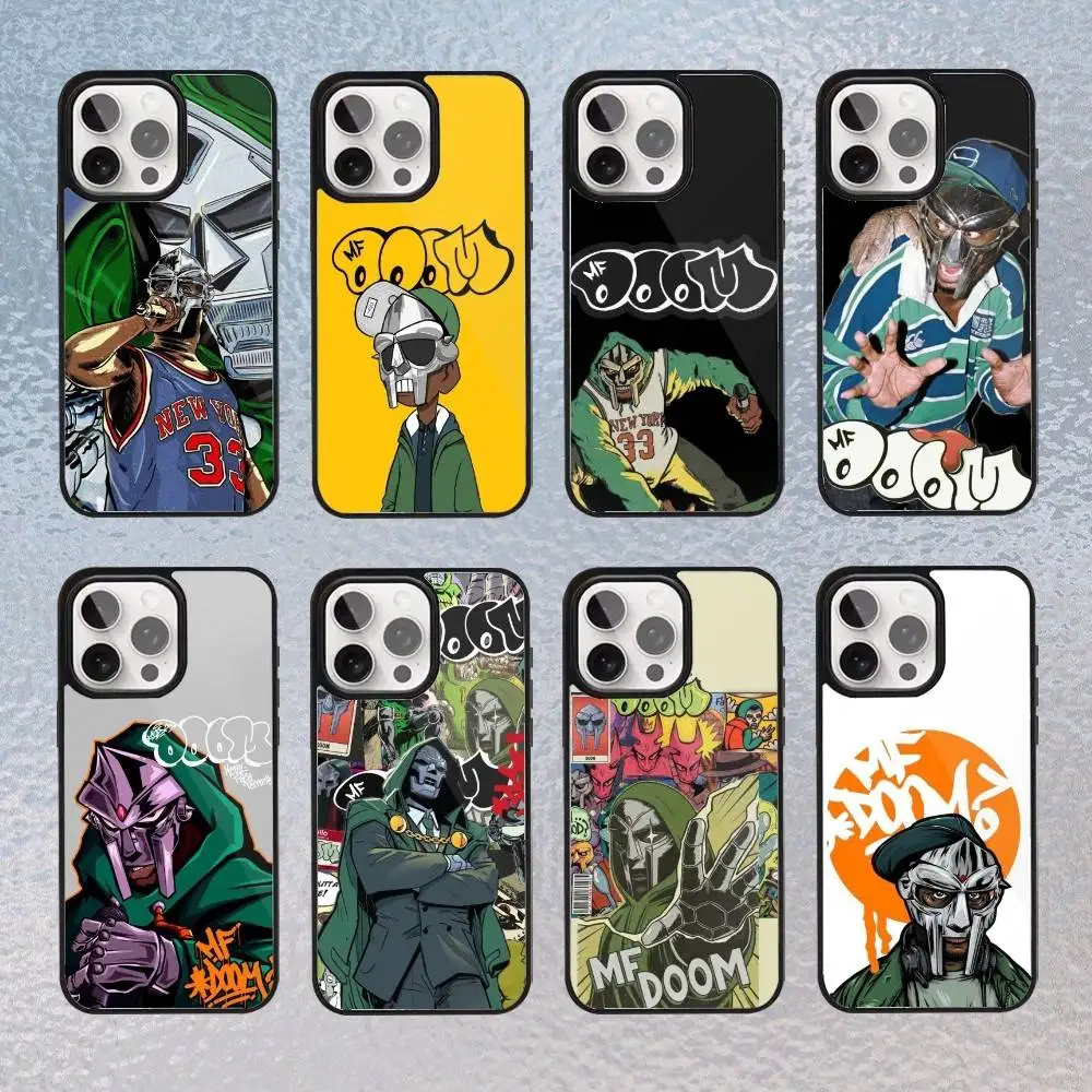 

Fashion MF DOOM Hot Singer Phone Case For iPhone Magsafe Magnetic 17,16,15,14,13,12,11 Wireless Charging cover