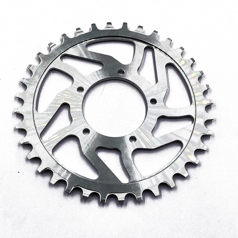 

Custom Steel sprocket chainring custom aluminum bicycle parts CNC Lathe machining