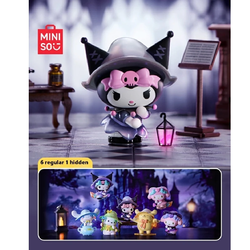 

MINISO Sanrio персонажи Magic Story Series слепая коробка игрушки Kawaii аниме фигурка Caixa Caja сюрприз Mystery Box куклы для девочек