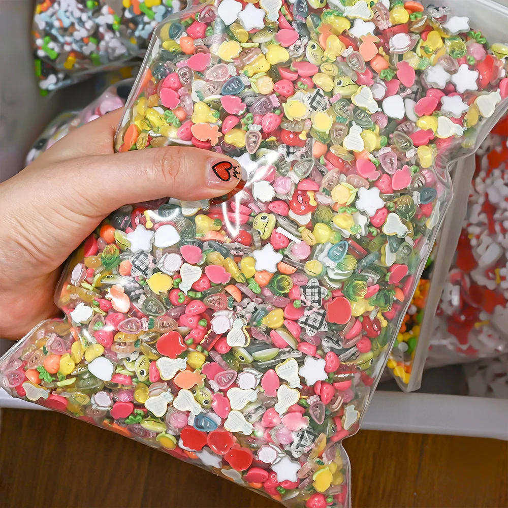 

150-200Pcs Mixed 3D Strawberry/Carrot/Tulip/Pear/Snake Nail Charms 8/10/12mm Resin Fruit&Animal Nail Art DIY Manicure Parts &*&