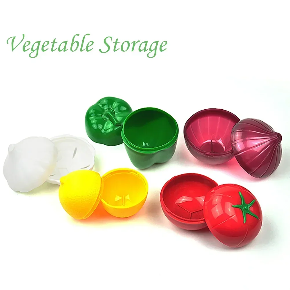 Food Preservation Box Vegetable Fruit Storage Box Onion Container Plastic Refrigerator Vegetable Container Kitchen Storage Box