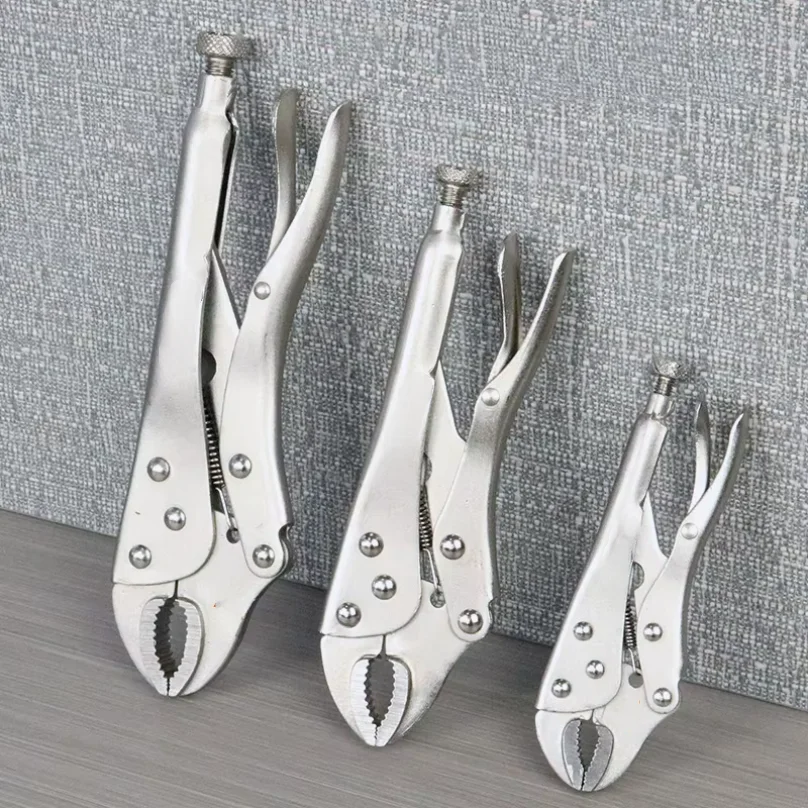 Pince puissante, pince à pression multifonctionnelle, outils robustes, clé à force fixe à bouche circulaire de qualité industrielle, type C